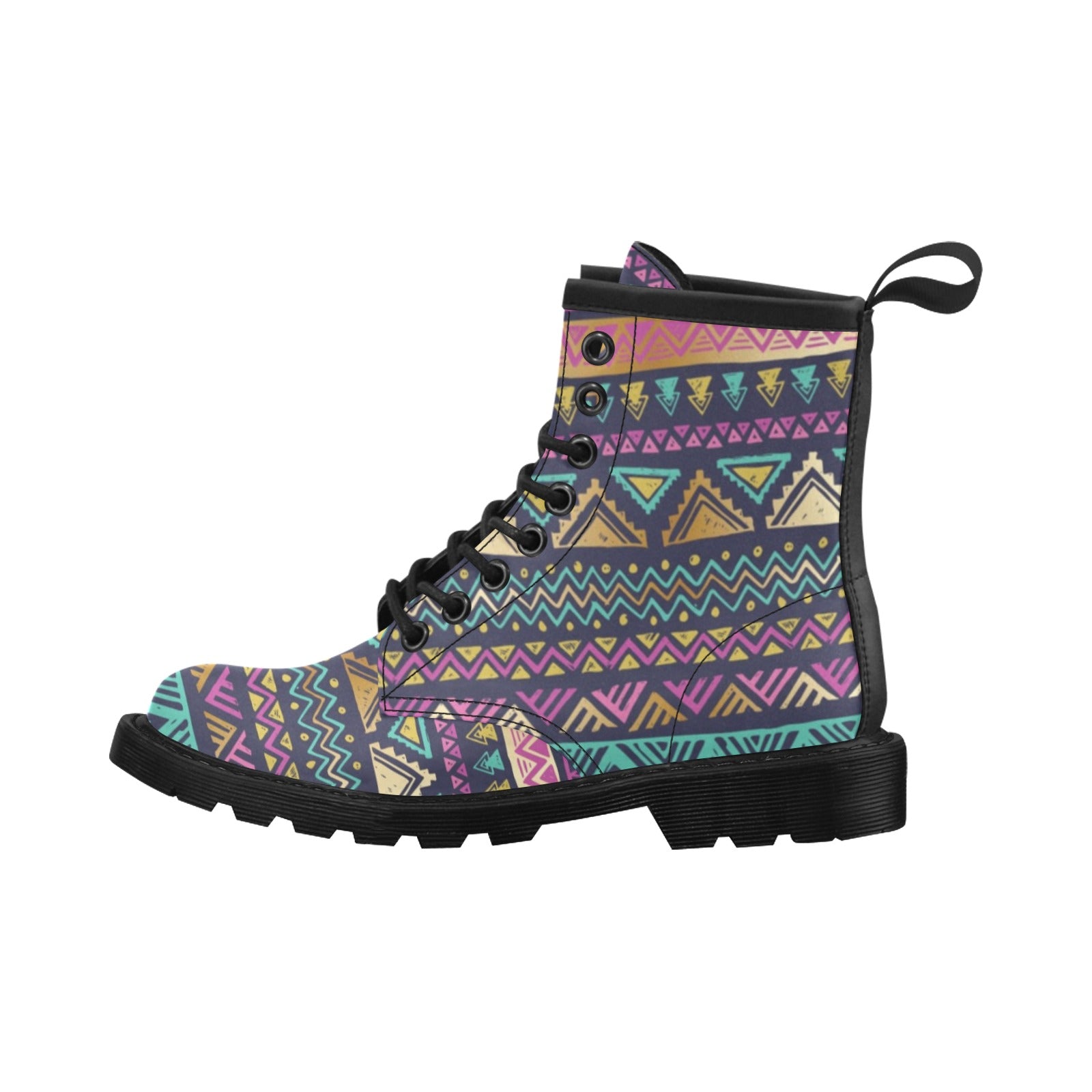 Multicolor Tribal aztec Women's Boots