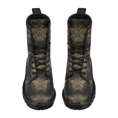 Gold Butterfly Ornamental Women's Boots