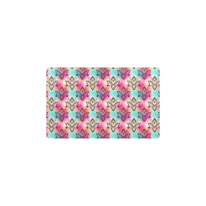 lotus Boho Pattern Print Design LO02 Kitchen Mat