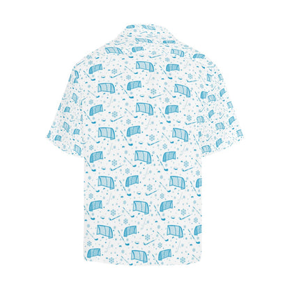 Hockey Print Design LKS303 Men's Hawaiian Shirt