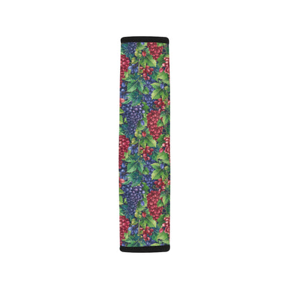 Grape Pattern Print Design GP02 Car Seat Belt Cover