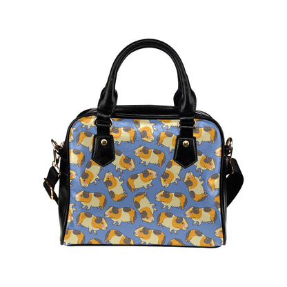 Guinea Pig Pattern Print Design 01 Shoulder Handbag