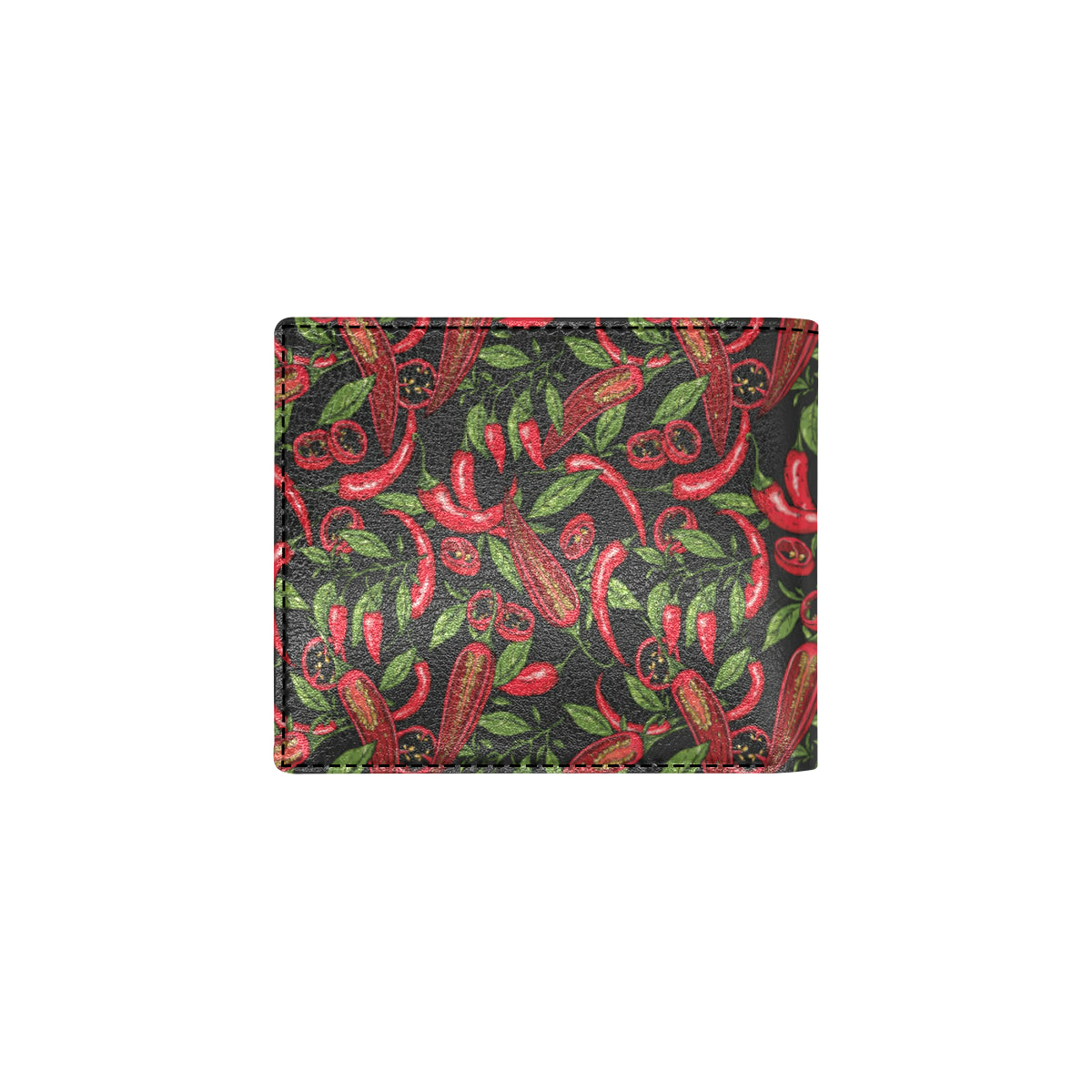 Chilli Pepper Pattern Print Design 02 Men's ID Card Wallet