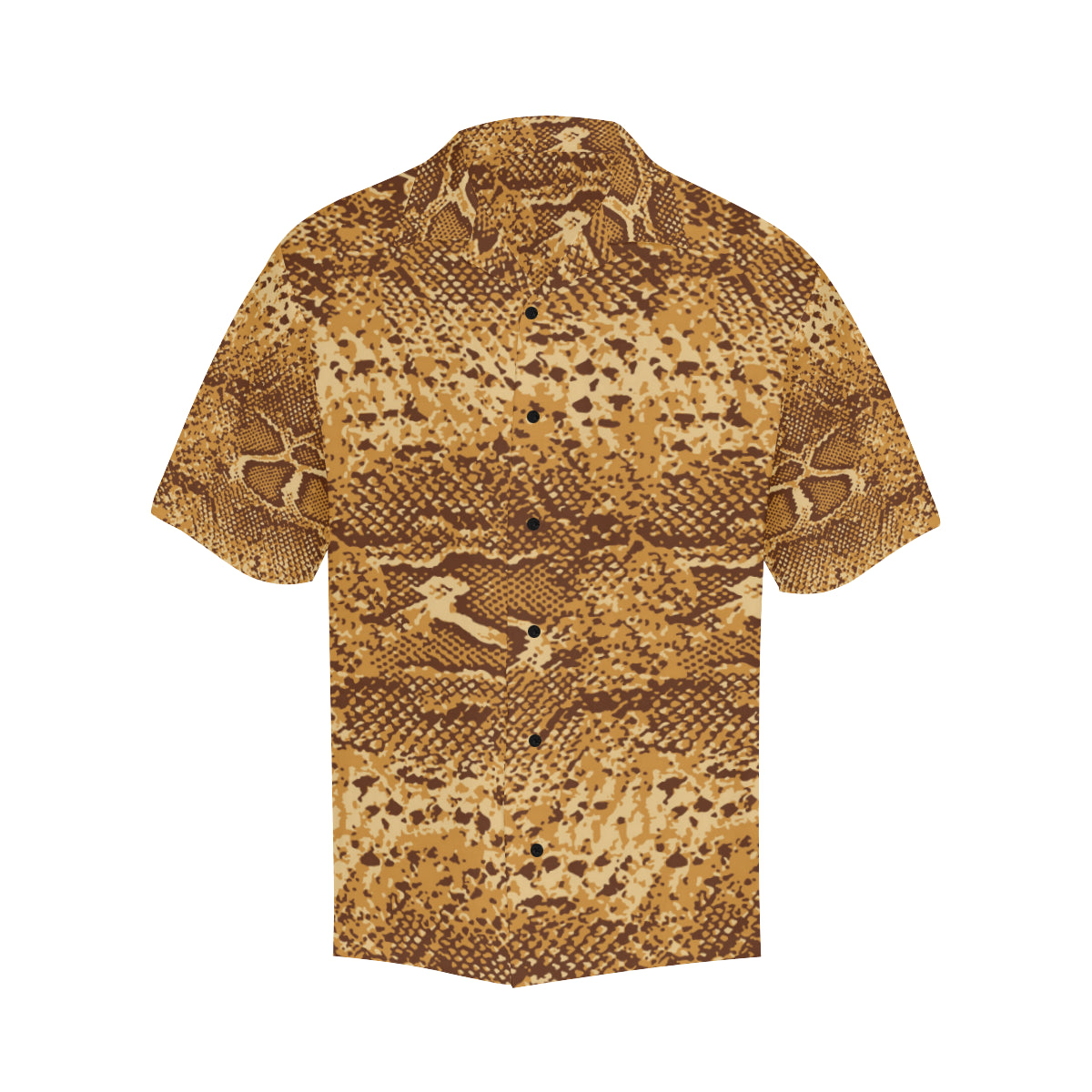 Python Brown Pattern Print Design A03 Men's Hawaiian Shirt