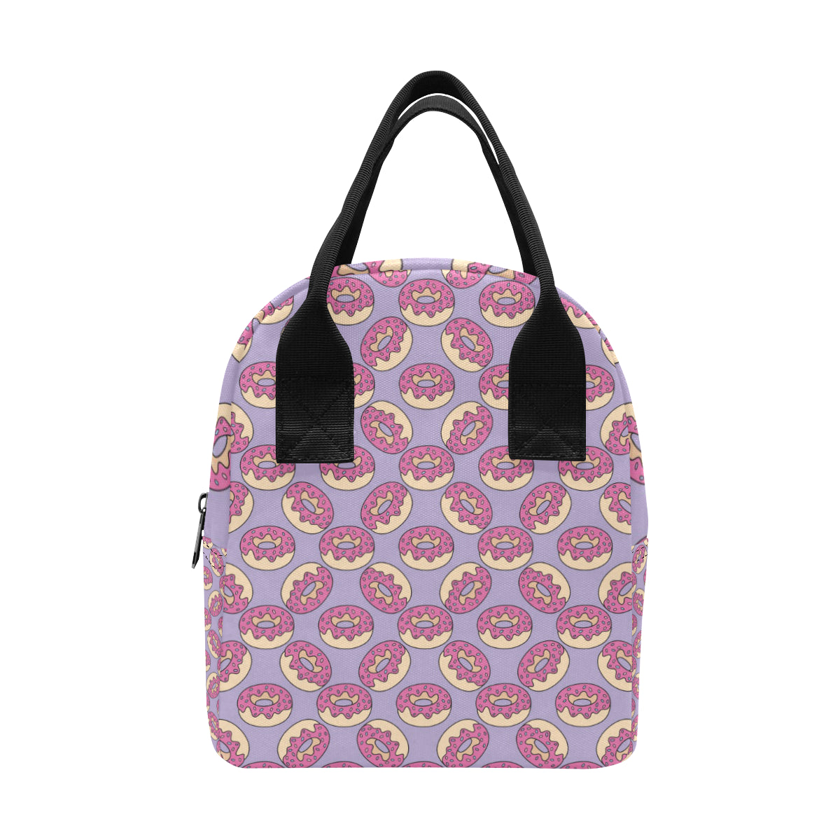 Donut Pattern Print Design DN015 Insulated Lunch Bag