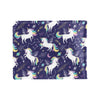 Unicorn Print Design LKS305 Men's ID Card Wallet