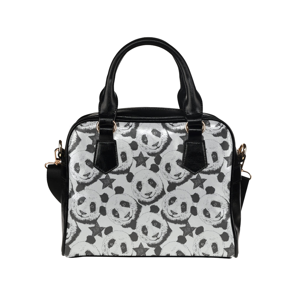 Panda Pattern Print Design A02 Shoulder Handbag