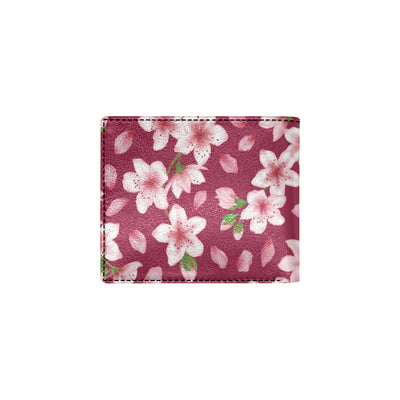 Cherry Blossom Pattern Print Design CB06 Men's ID Card Wallet