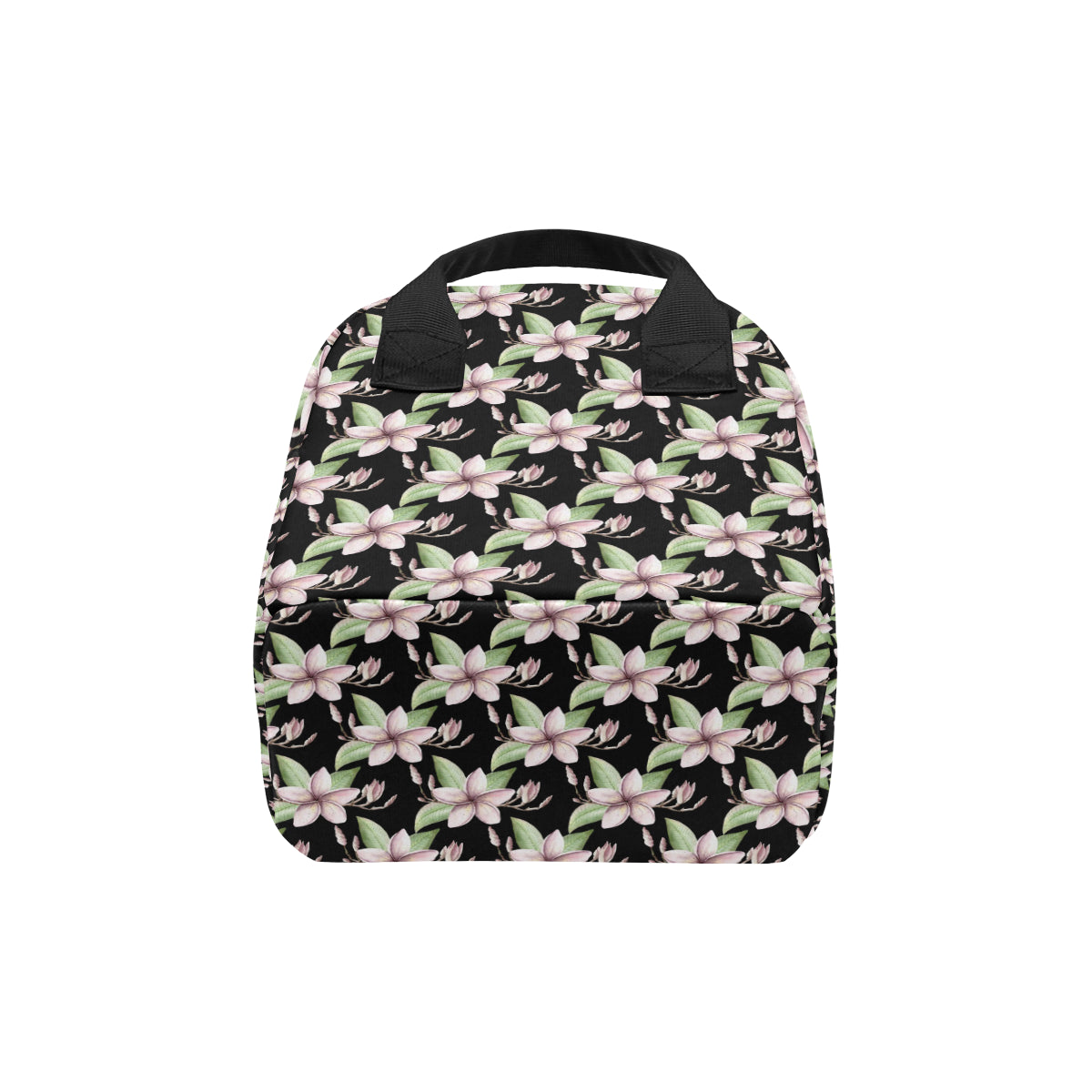 Plumeria Pattern Print Design PM02 Insulated Lunch Bag