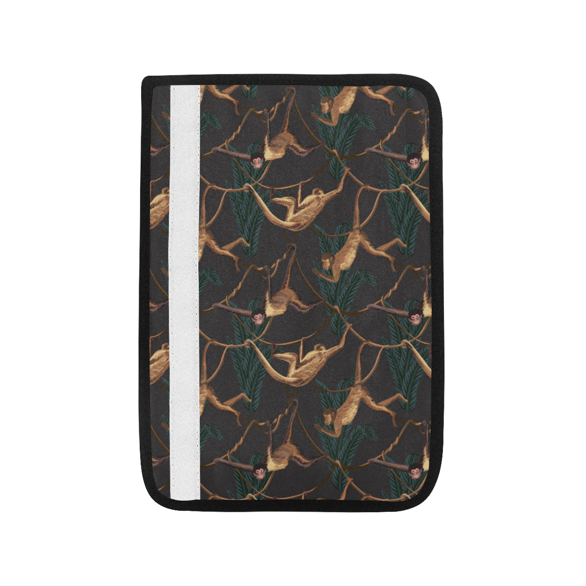 Monkey Pattern Print Design 02 Car Seat Belt Cover