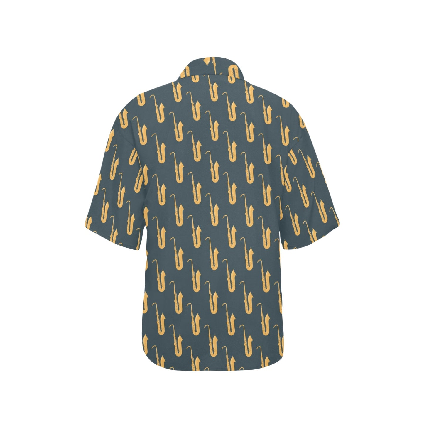 Saxophone Print Design LKS401 Women's Hawaiian Shirt