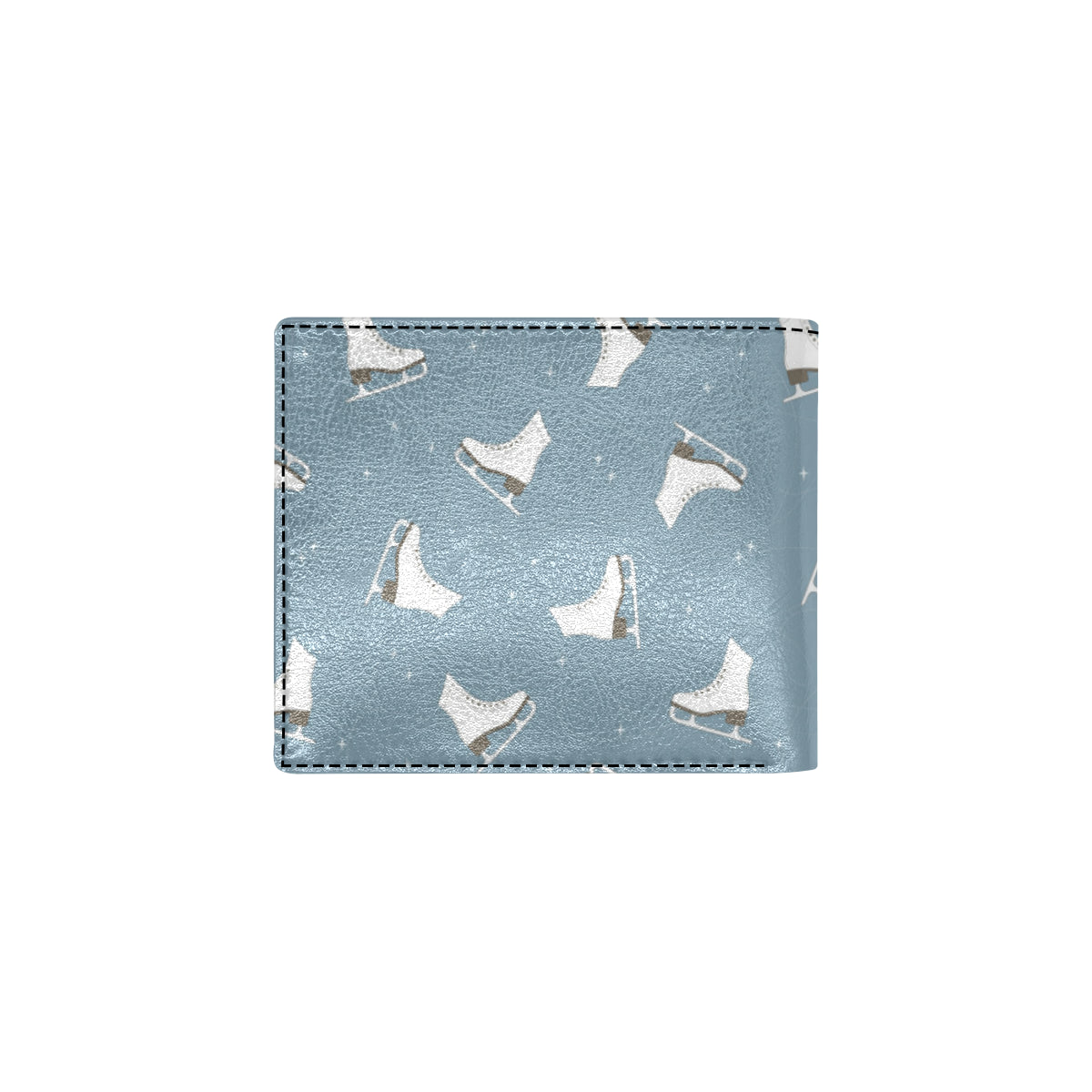 Ice Skate Pattern Print Design 02 Men's ID Card Wallet