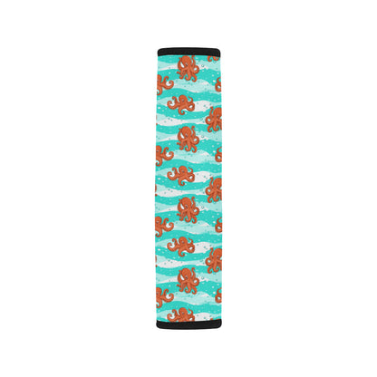 Octopus Cute Design Print Themed Car Seat Belt Cover