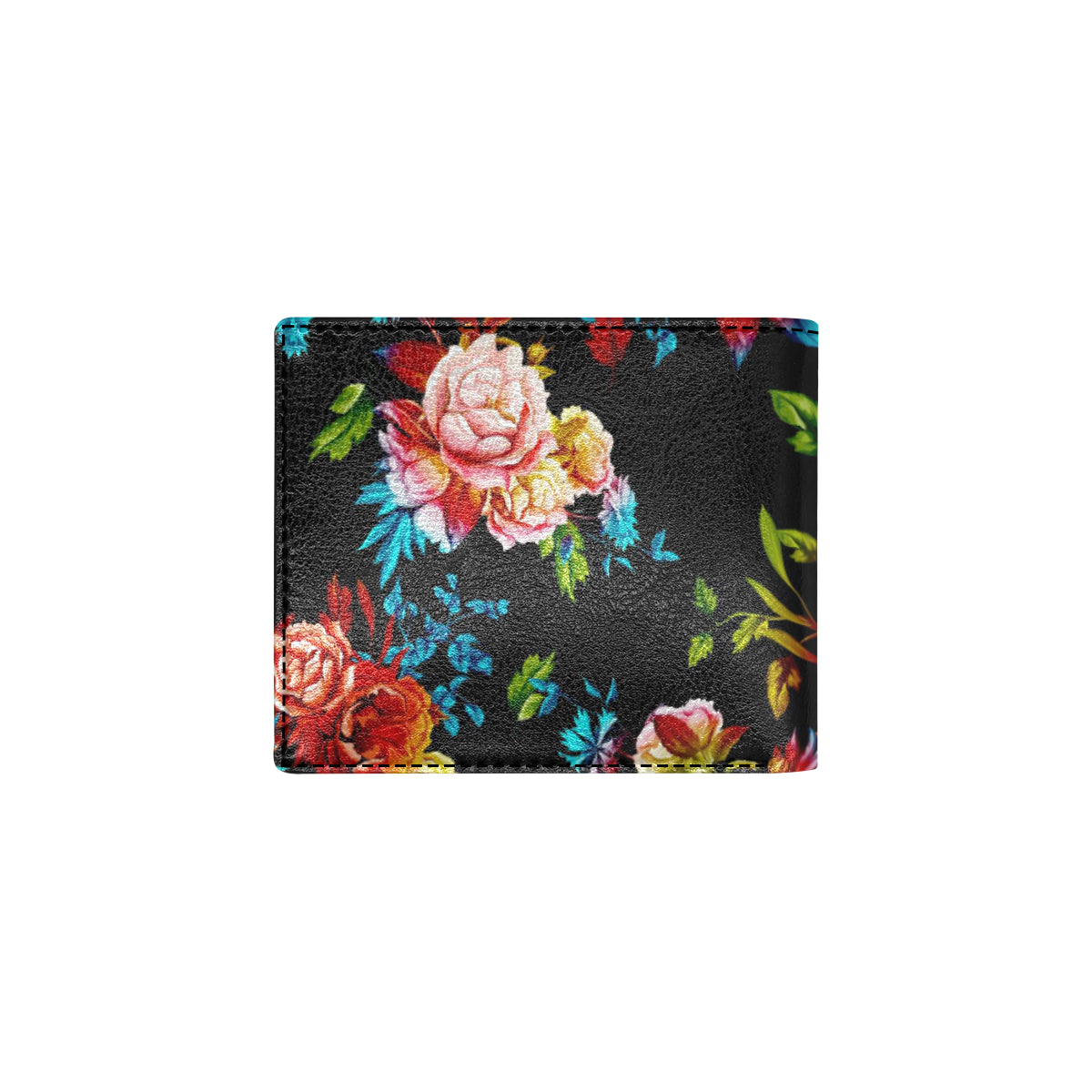 Peony Pattern Print Design PE07 Men's ID Card Wallet