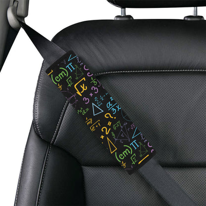 Math Pattern Print Design 03 Car Seat Belt Cover