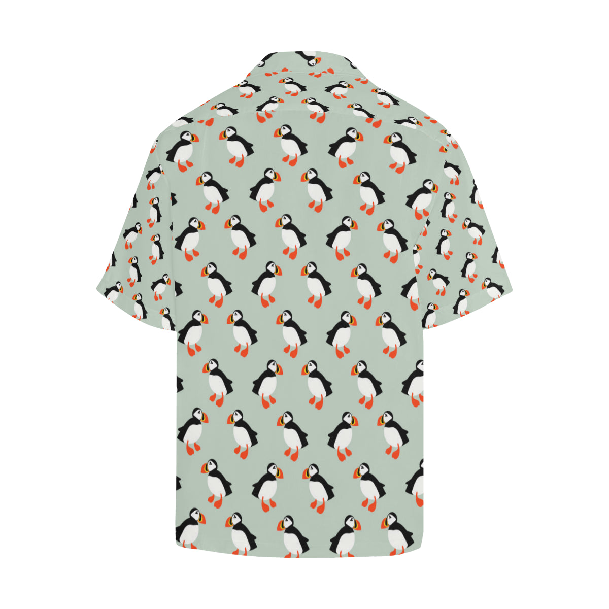 Puffin Pattern Print Design A03 Men's Hawaiian Shirt
