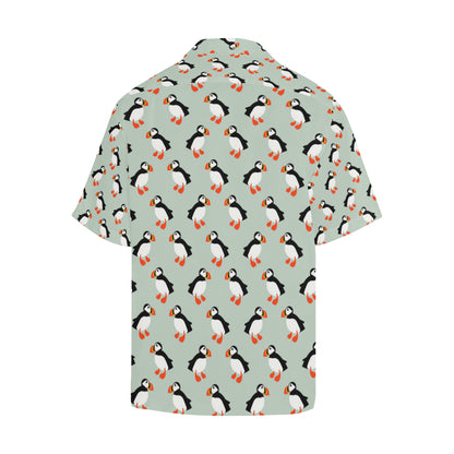 Puffin Pattern Print Design A03 Men's Hawaiian Shirt