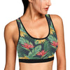 Bird Of Paradise Pattern Print Design BOP09 Sports Bra