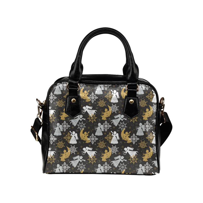Angel Pattern Print Design 04 Shoulder Handbag