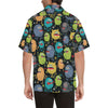 Monster Pattern Print Design 01 Men's Hawaiian Shirt