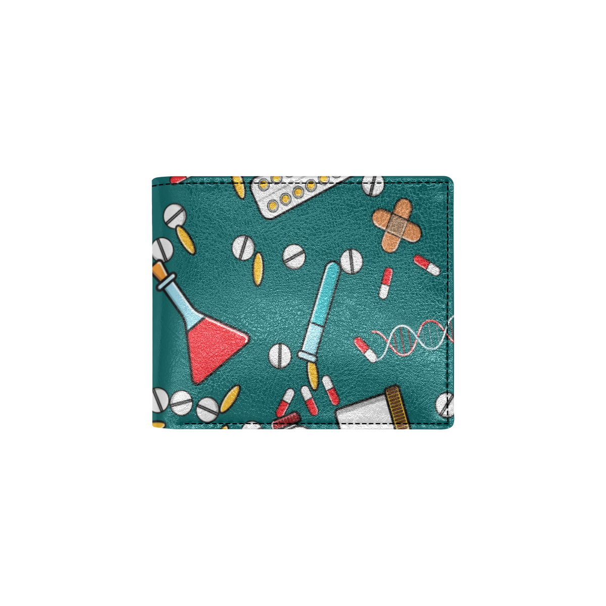 Nurse Pattern Print Design A05 Men's ID Card Wallet