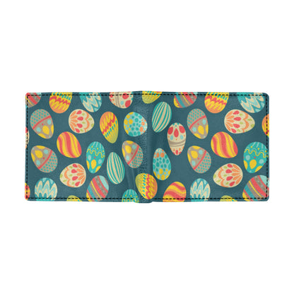Easter Eggs Pattern Print Design RB09 Men's ID Card Wallet