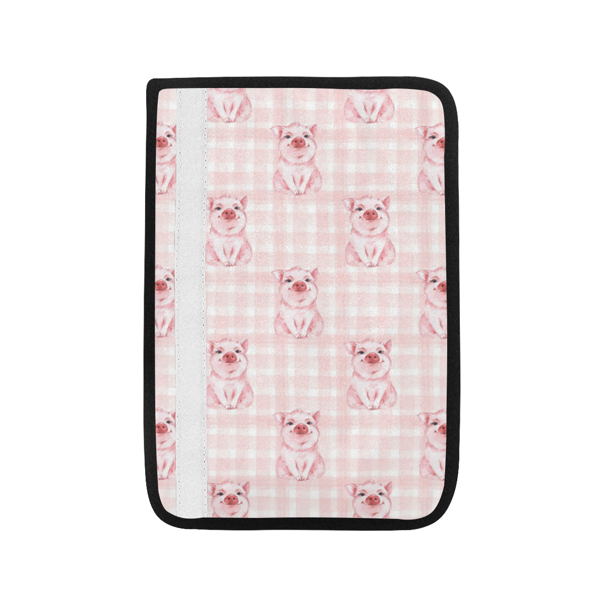 Pig Baby Pattern Print Design 01 Car Seat Belt Cover