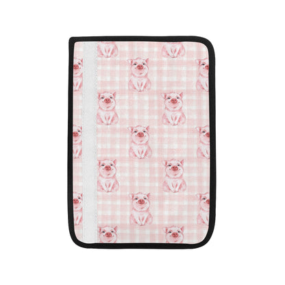 Pig Baby Pattern Print Design 01 Car Seat Belt Cover