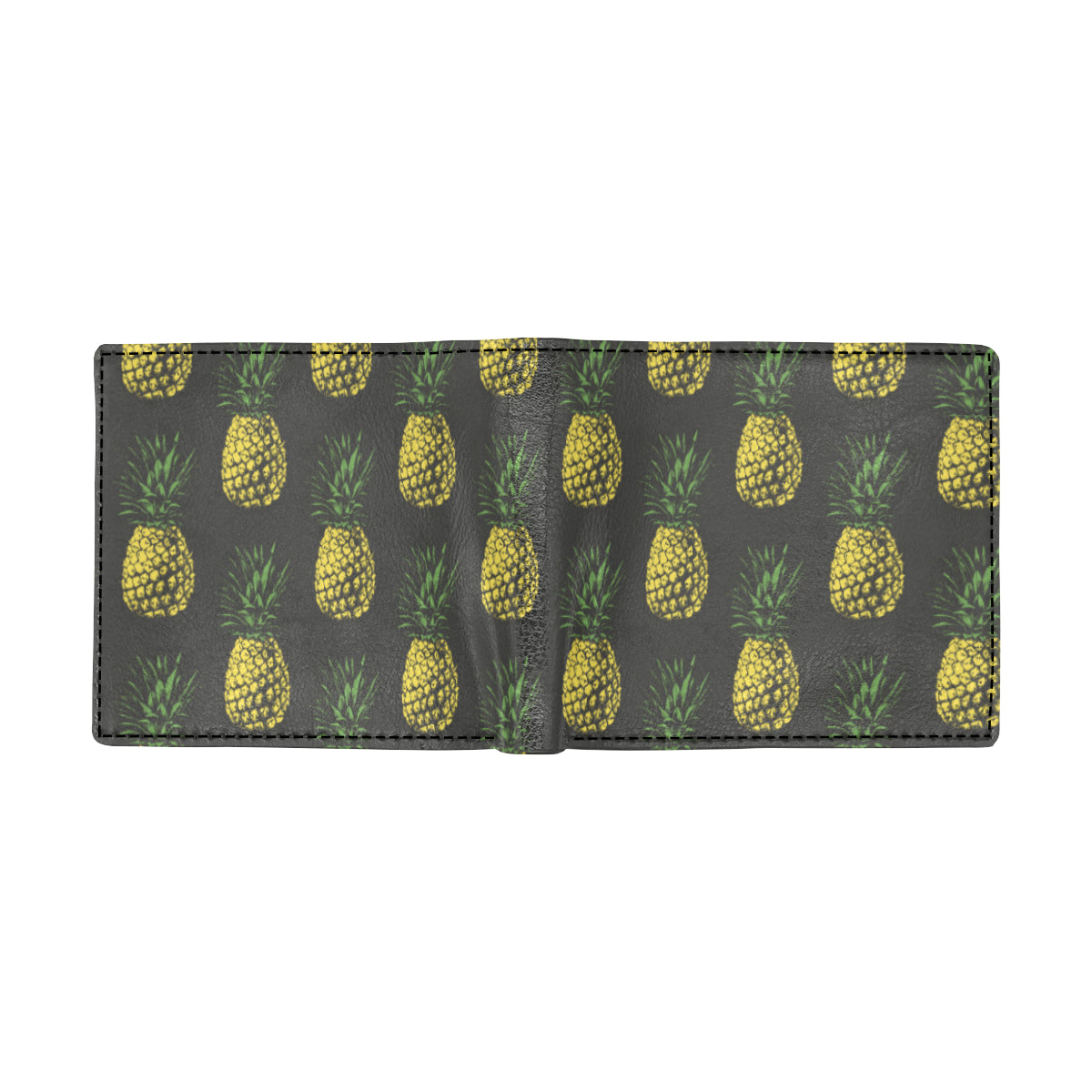 Gold Pineapple Men's ID Card Wallet