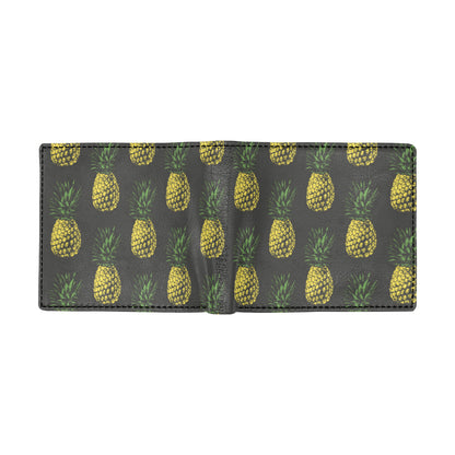Gold Pineapple Men's ID Card Wallet