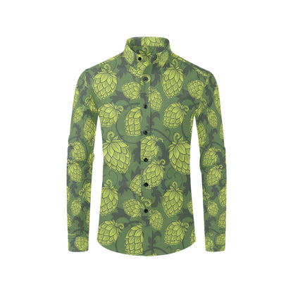 Hope Pattern Print Design 02 Men's Long Sleeve Shirt