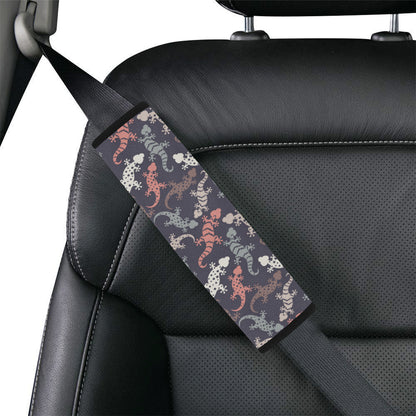 Gecko Pattern Print Design 02 Car Seat Belt Cover