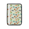 Chicken Pattern Print Design 07 Car Seat Belt Cover