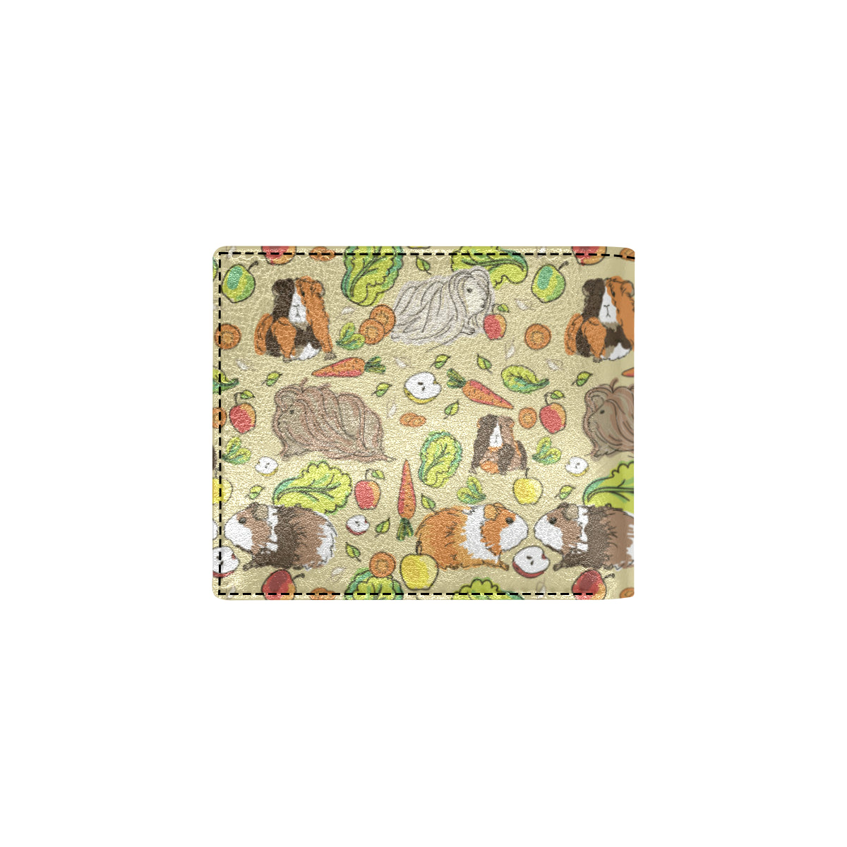 Guinea Pig Pattern Print Design 02 Men's ID Card Wallet