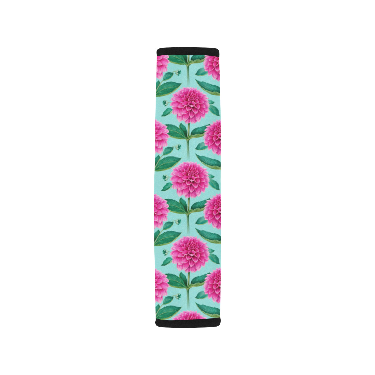 Dahlia Pattern Print Design DH08 Car Seat Belt Cover