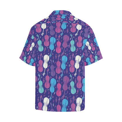 Cello Pattern Print Design 01 Men's Hawaiian Shirt