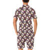 sugar skull Floral Pattern Men's Romper