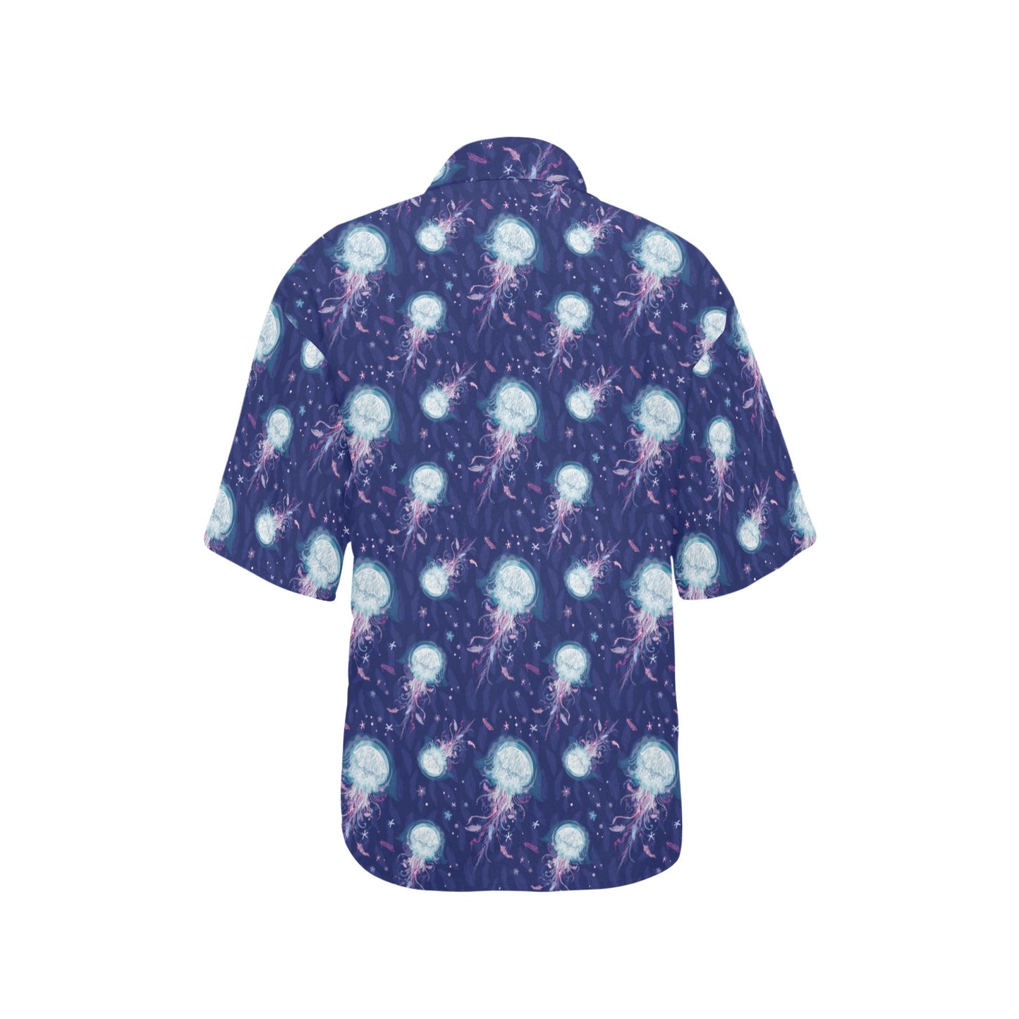 Jellyfish Cute Design Women's Hawaiian Shirt
