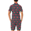 Rooster Pattern Print Design A02 Men's Romper