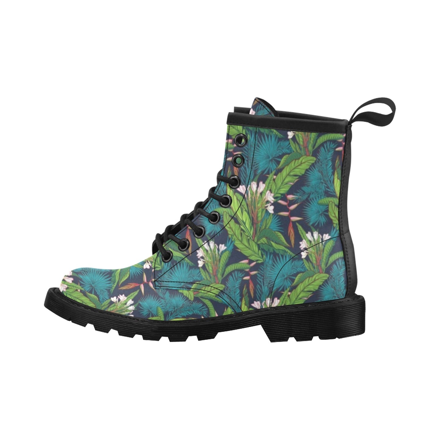 Rainforest Pattern Print Design RF01 Women's Boots