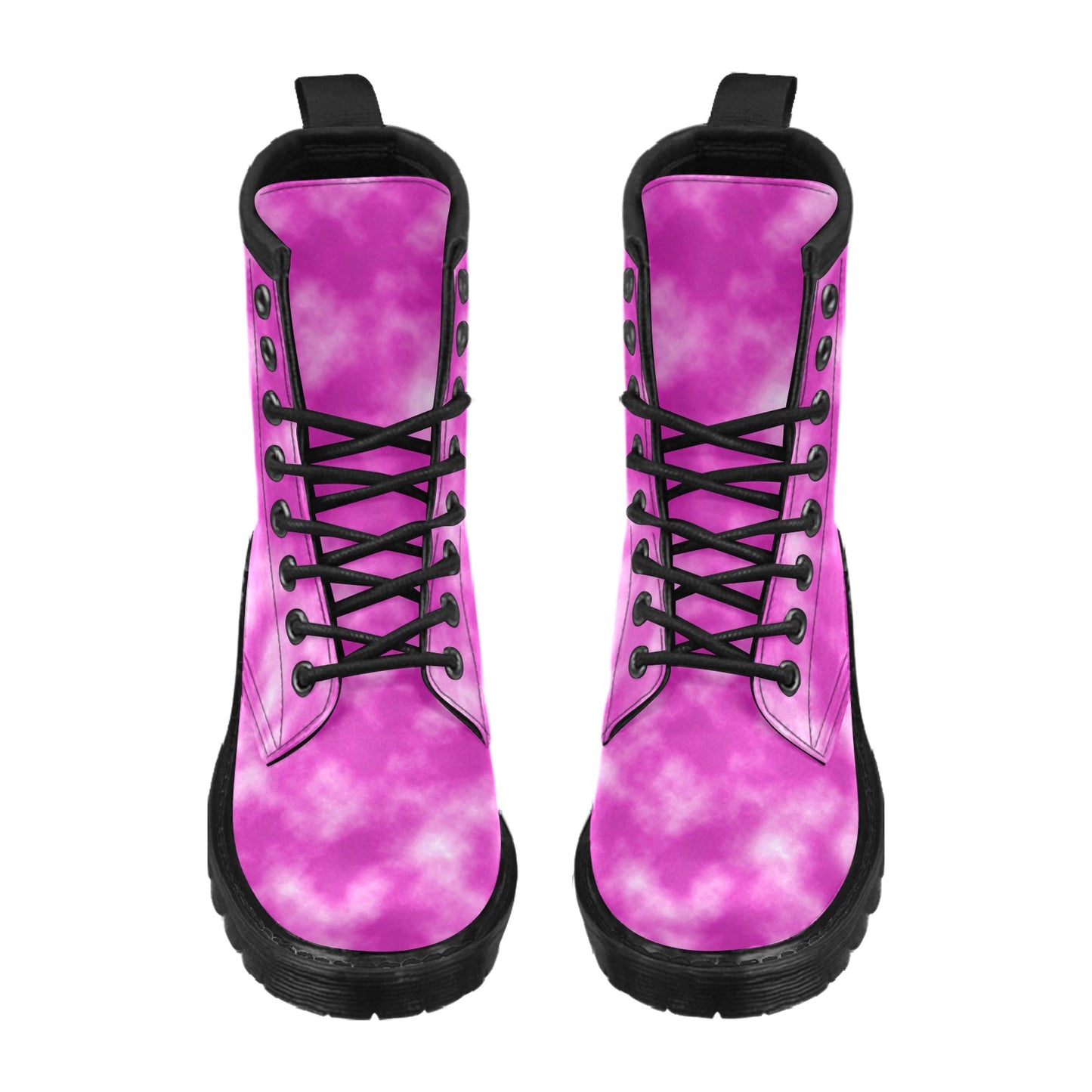 Tie Dye Pink Design Print Women's Boots