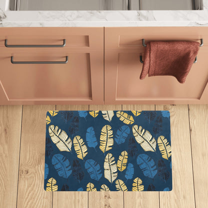 Banana Leaf Pattern Print Design BL09 Kitchen Mat