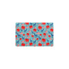 Donkey Red Elephant Pattern Print Design 03 Kitchen Mat