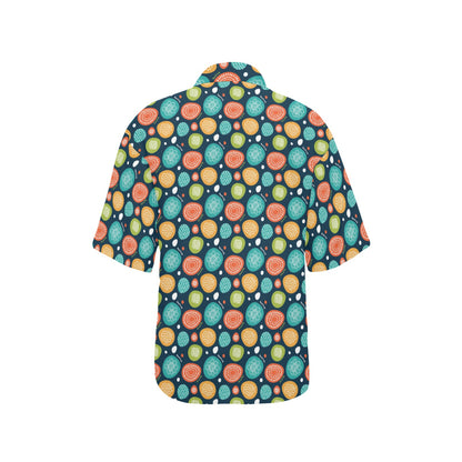 Swedish Themed Design Women's Hawaiian Shirt