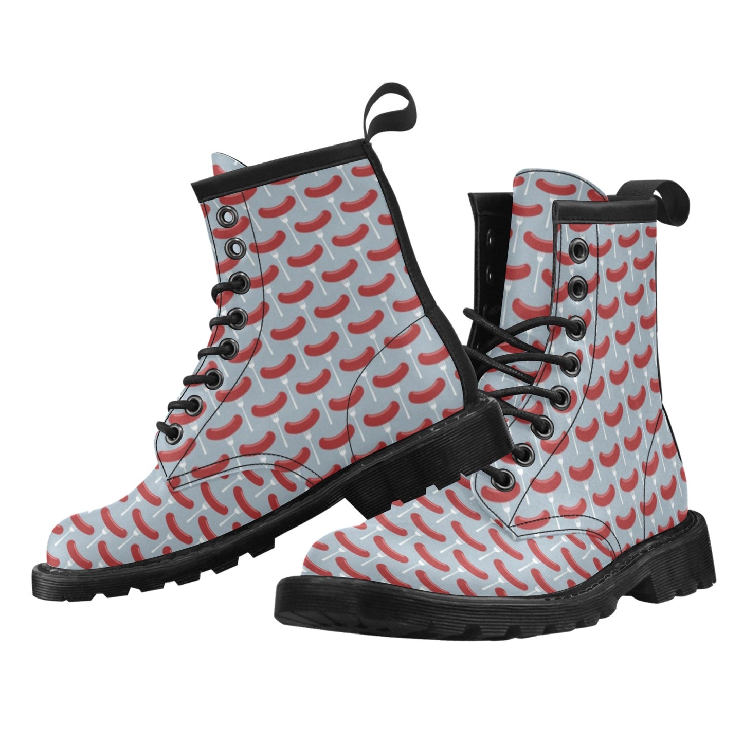 Sausage Print Design LKS301 Women's Boots