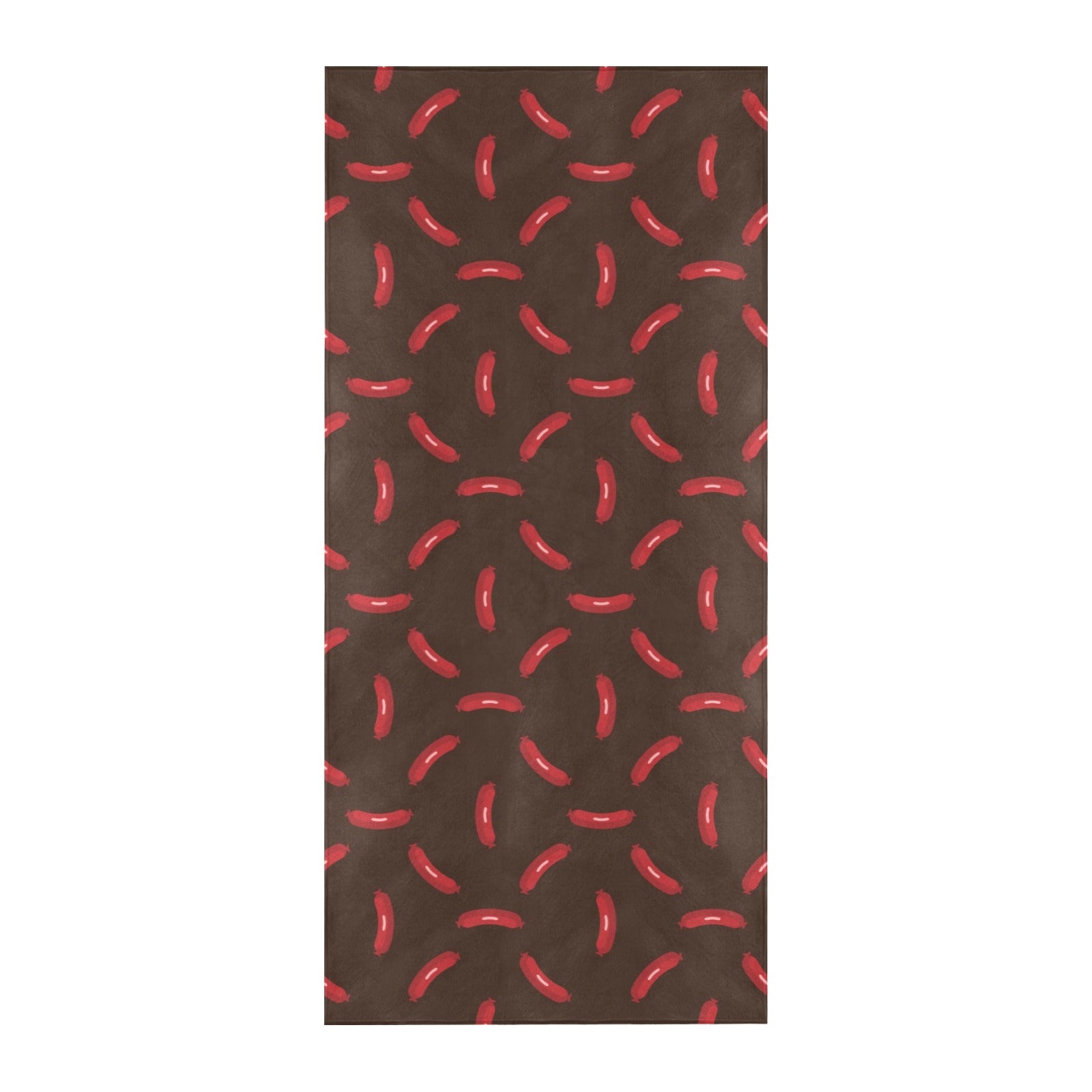 Sausage Print Design LKS302 Beach Towel 32" x 71"