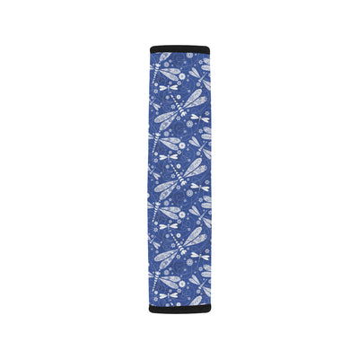 Dragonfly Pattern Print Design 03 Car Seat Belt Cover