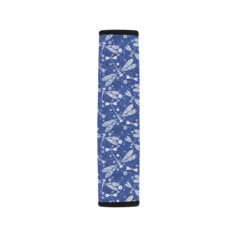 Dragonfly Pattern Print Design 03 Car Seat Belt Cover