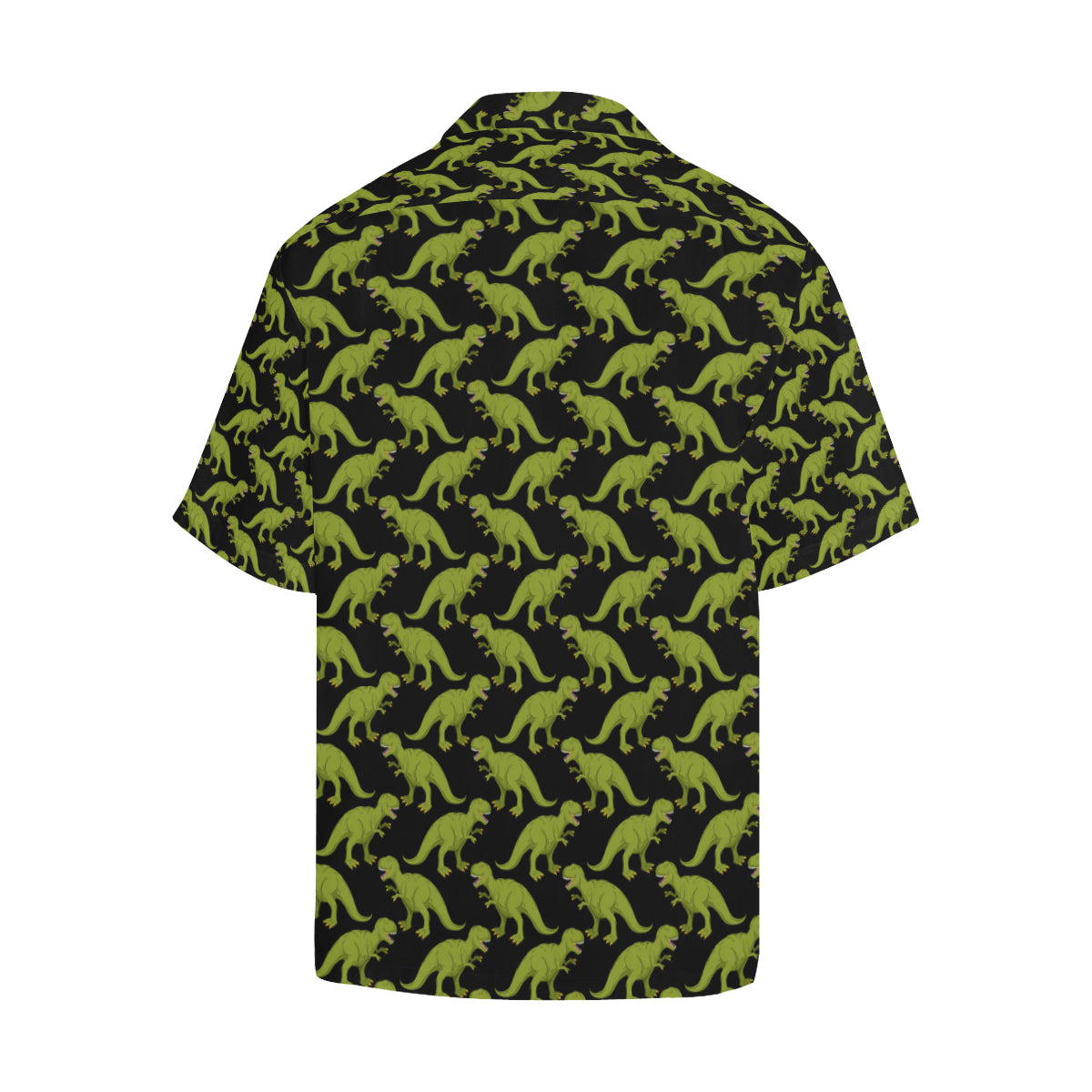 T Rex Pattern Print Design A02 Men's Hawaiian Shirt