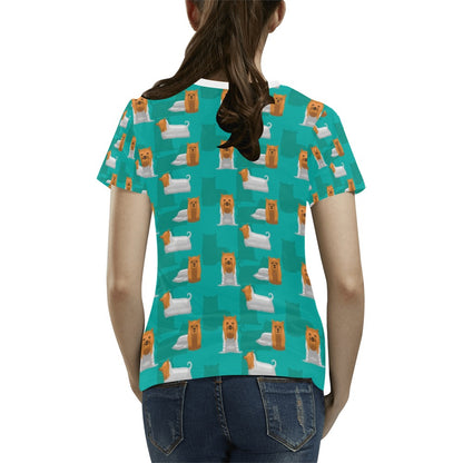 Silky Terriers Print Design LKS301 Women's  T-shirt